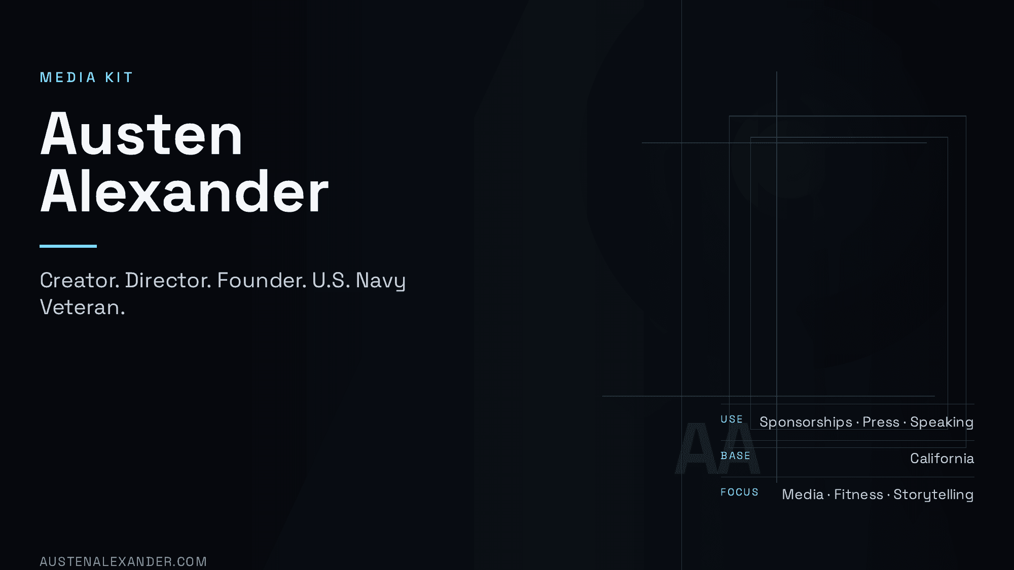 Media kit cover page preview